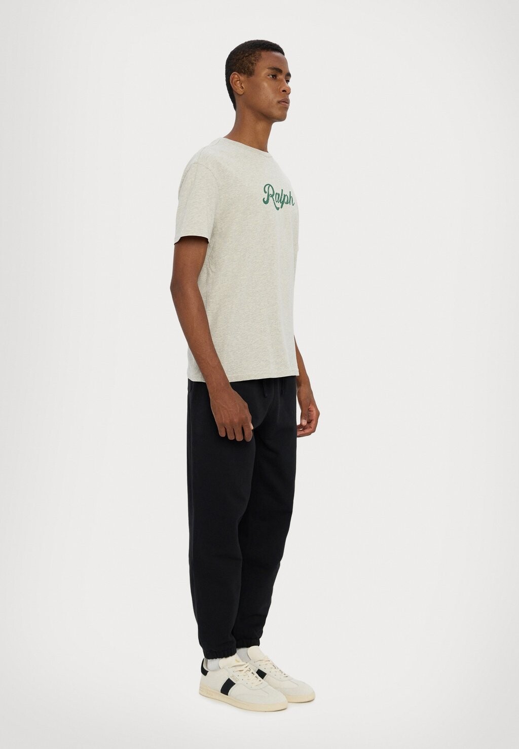 

Футболка с принтом SHORT SLEEVE Ralph Lauren, светло-серый