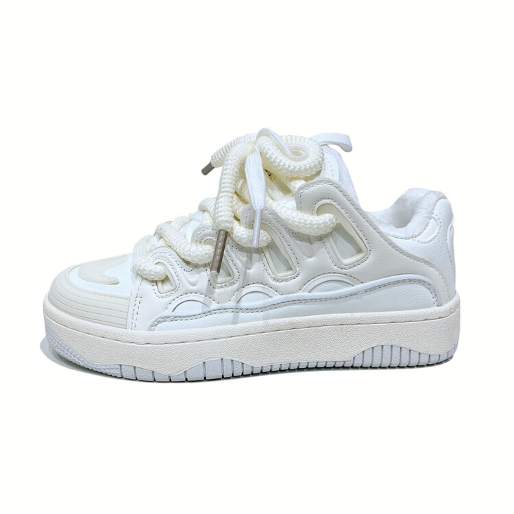 

Кроссовки MQGAll Skateboarding Shoes Unisex Low-top, белый