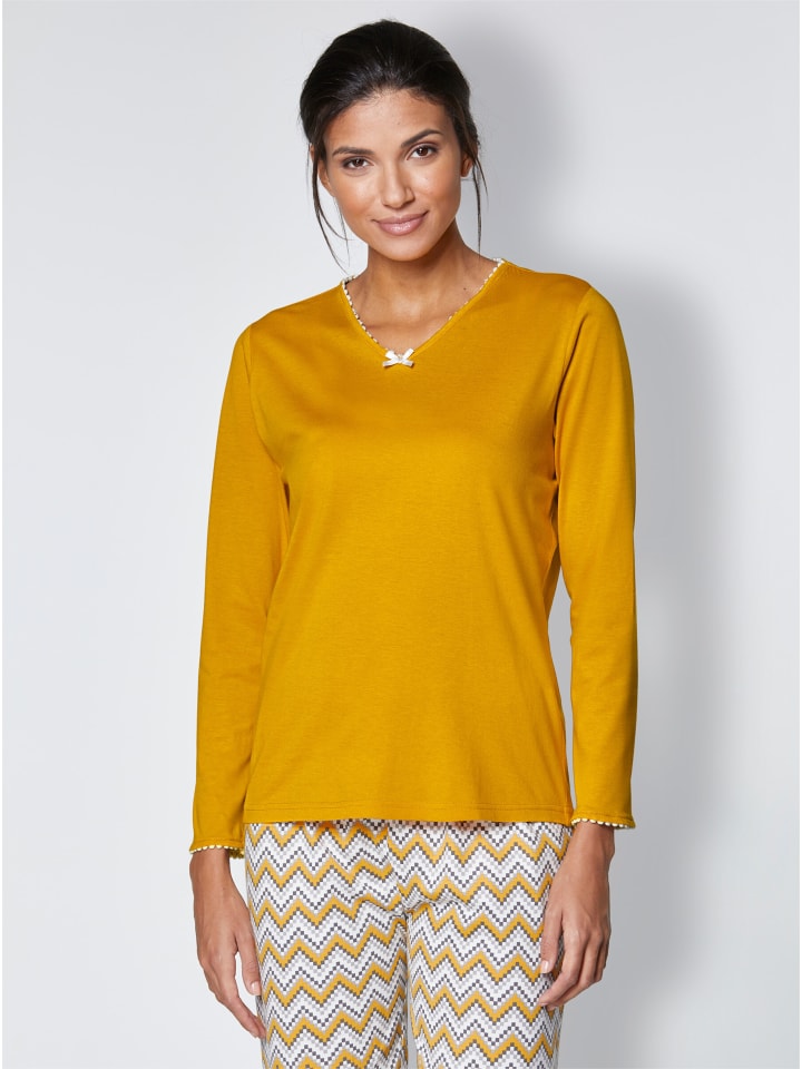 

Пижамная рубашка цвета охры WITT WEIDEN