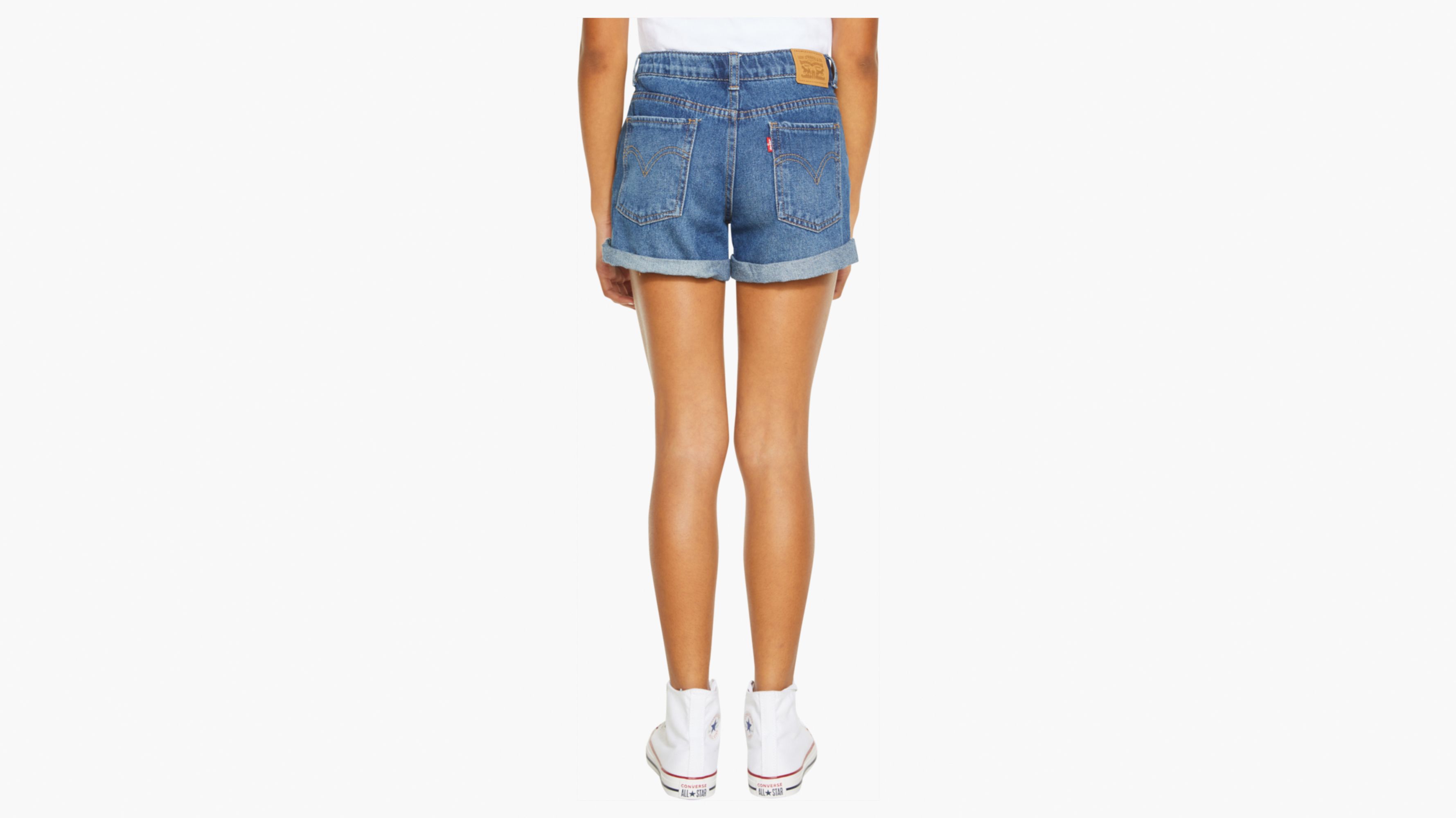

Шорты для подружек-шорт Большие девочки 7-16 Levi's, цвет Evie - Medium Wash