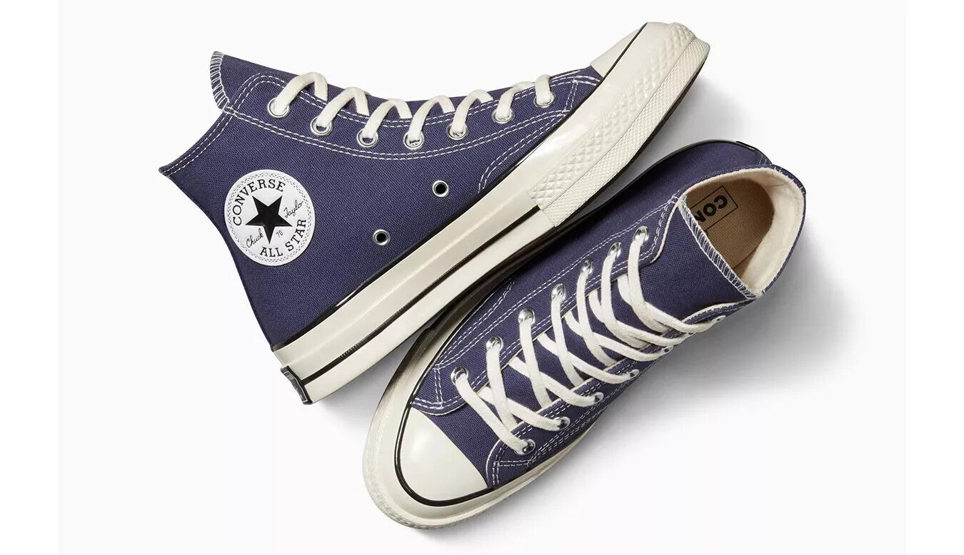 Кроссовки Converse Chuck 70 Hi A04589C мужские US 12 синие из холста для скейтбординга GBNC464 — фото 4
