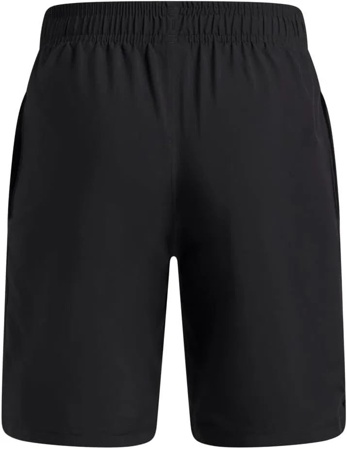 Детские шорты Under Armour Tech Woven Workmark, (008) Black//Venom Red — фото 3