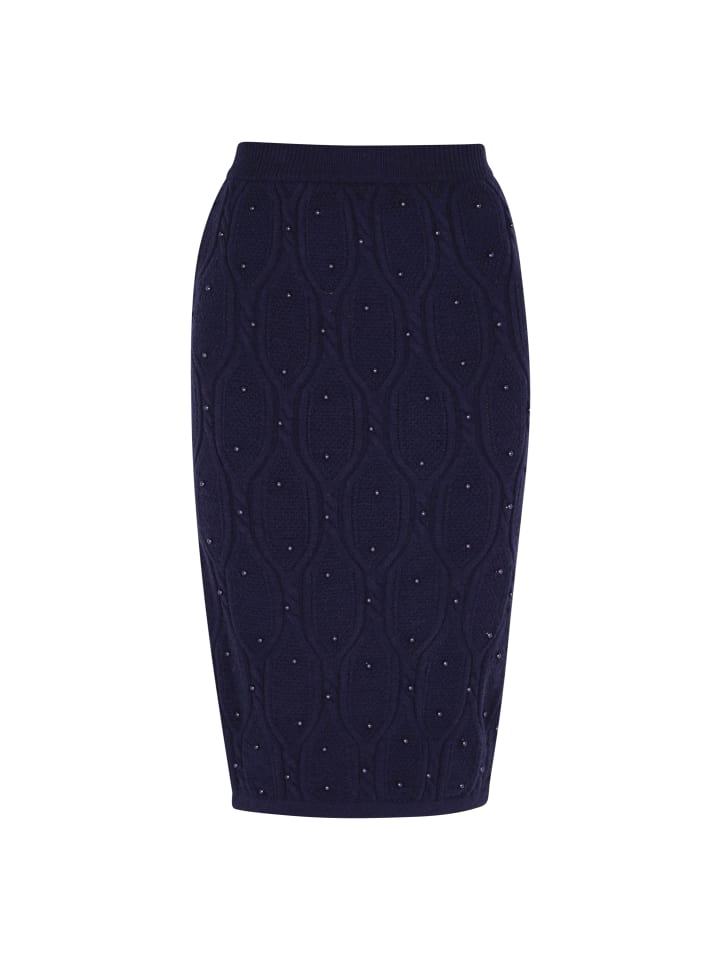 

Женская юбка темно-синего цвета faina