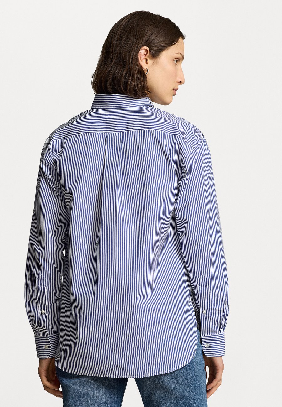 Блуза Polo Ralph Lauren RELAXED FIT STRIPED COTTON SHIRT, Cabana Blue/White/Blue — фото 3