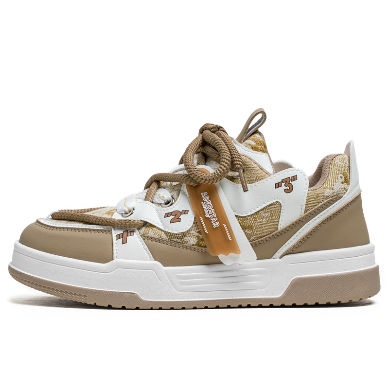 

M.M Party Повседневные мужские кроссовки низкие белые черно-белые красно-белые хаки белые хаки, цвет White Khaki