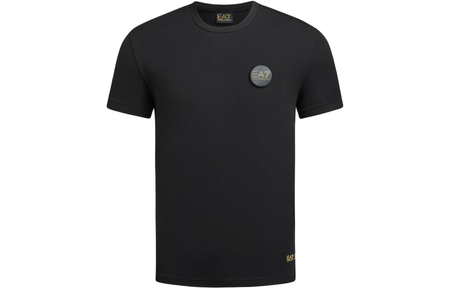 

Футболка с логотипом EMPORIO ARMANI, черная