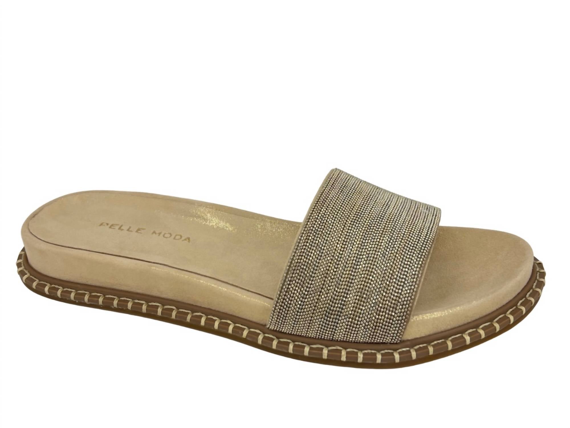 Women's Nyra Slide In Gold PELLE MODA — фото 2