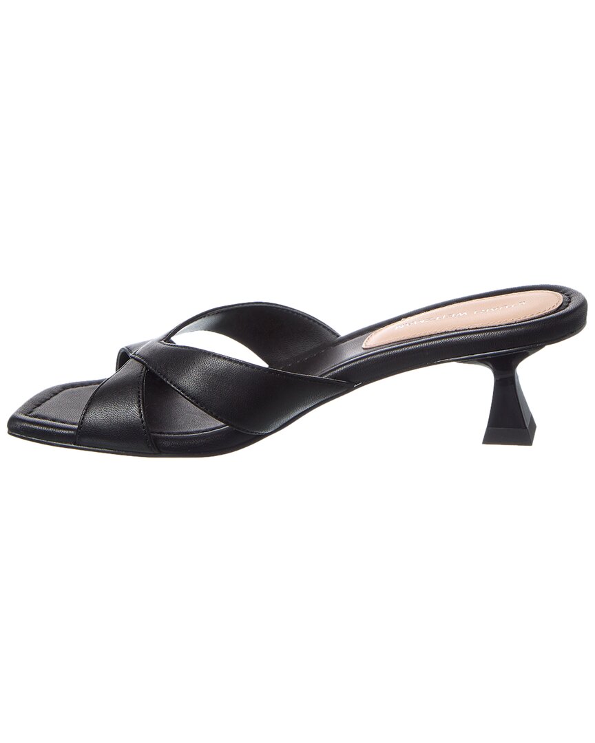 Stuart Weitzman Miami 50 Leather Sandal, черный — фото 2