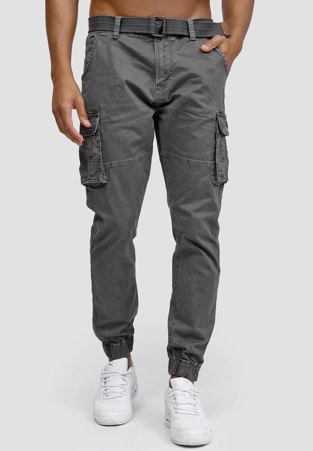 

Брюки-карго KERR INDICODE JEANS, цвет pewter