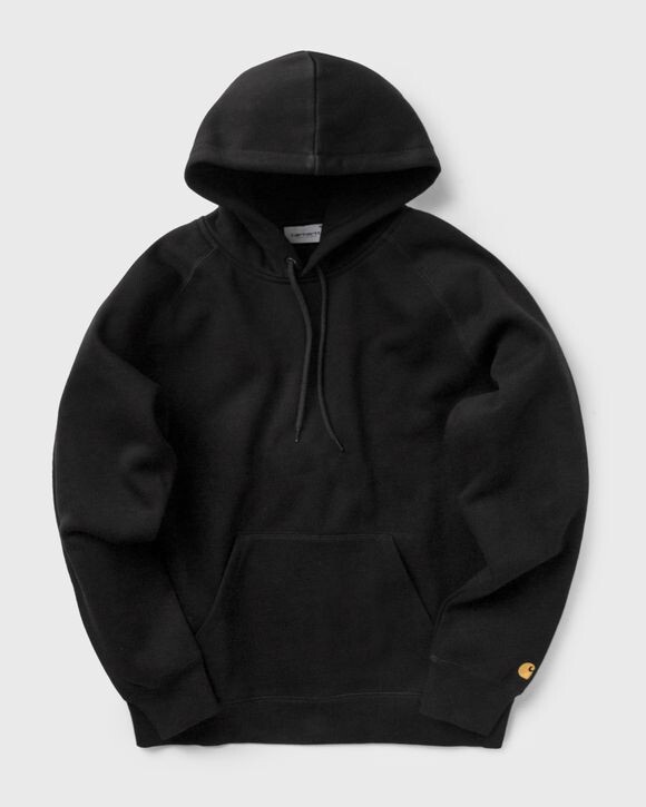 

Худи Carhartt Wip Chase Hoodie, цвет black / gold