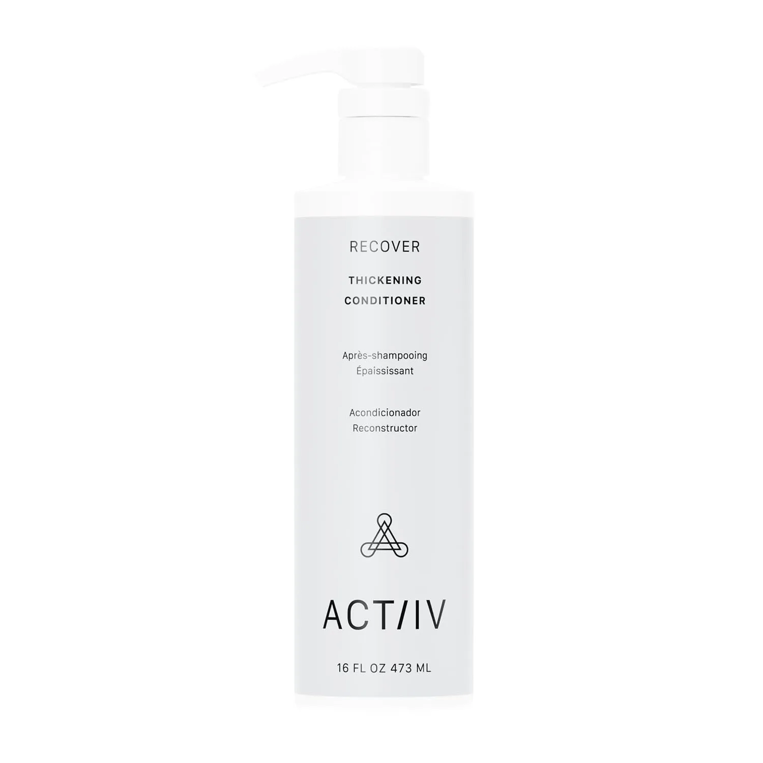 ACTIIV Recover Thickening Conditioner (Unisex) для оптимального ухода и восстановления волос, укрепляет и увлажняет, способствует увеличению объема, на растительной основе, безопасен для окрашенных волос, для всех типов волос 473 мл (1 шт.)