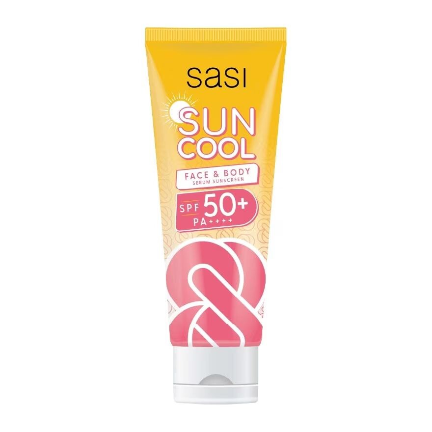 

Sasi Sun Cool Face Body Serum Sunscreen SPF 50+ PA++++ 100мл, White