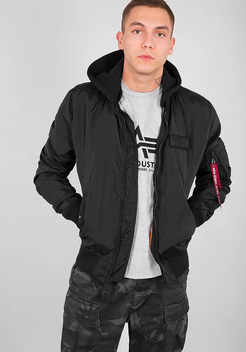 

Куртка-бомбер Alpha Industries " Alpha Industries Мужчины - Куртки-бомберы MA-1 TT Hood", черный