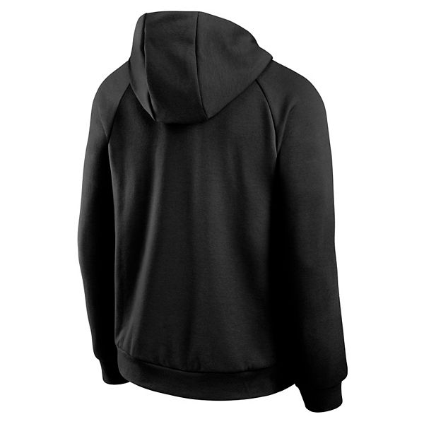 Мужская черная толстовка iowa hawkeyes 2025 courtside basketball practice raglan dri-fit Nike — фото 4
