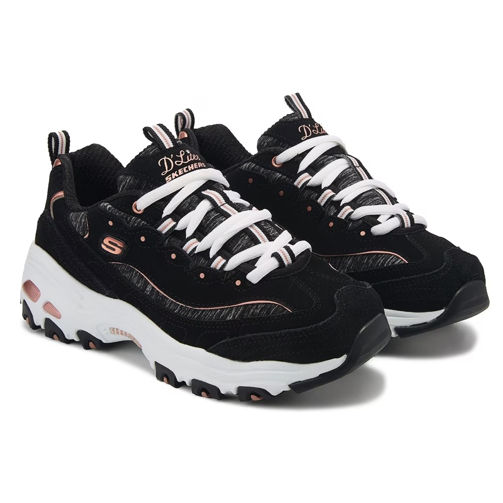 Кроссовки D'Lites от Skechers, black/rosegold