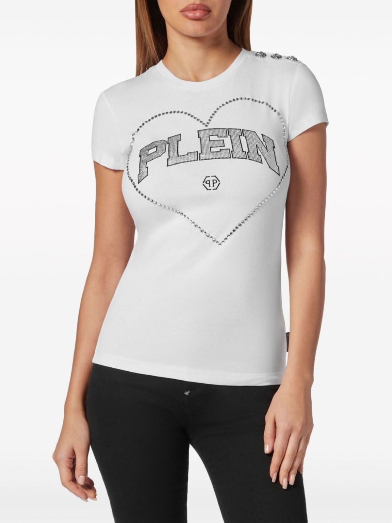 

Philipp Plein футболка Sexy Pure Heart, белый