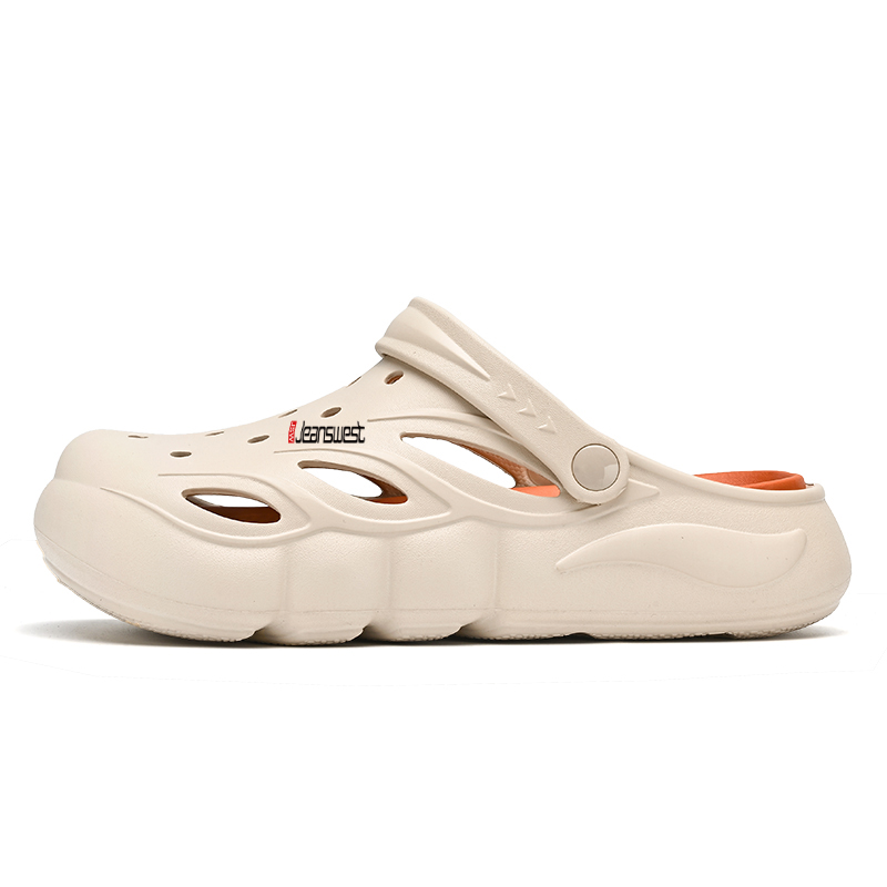 

JEANSWEST Клоги унисекс бежево-оранжевые, цвет Beige Orange