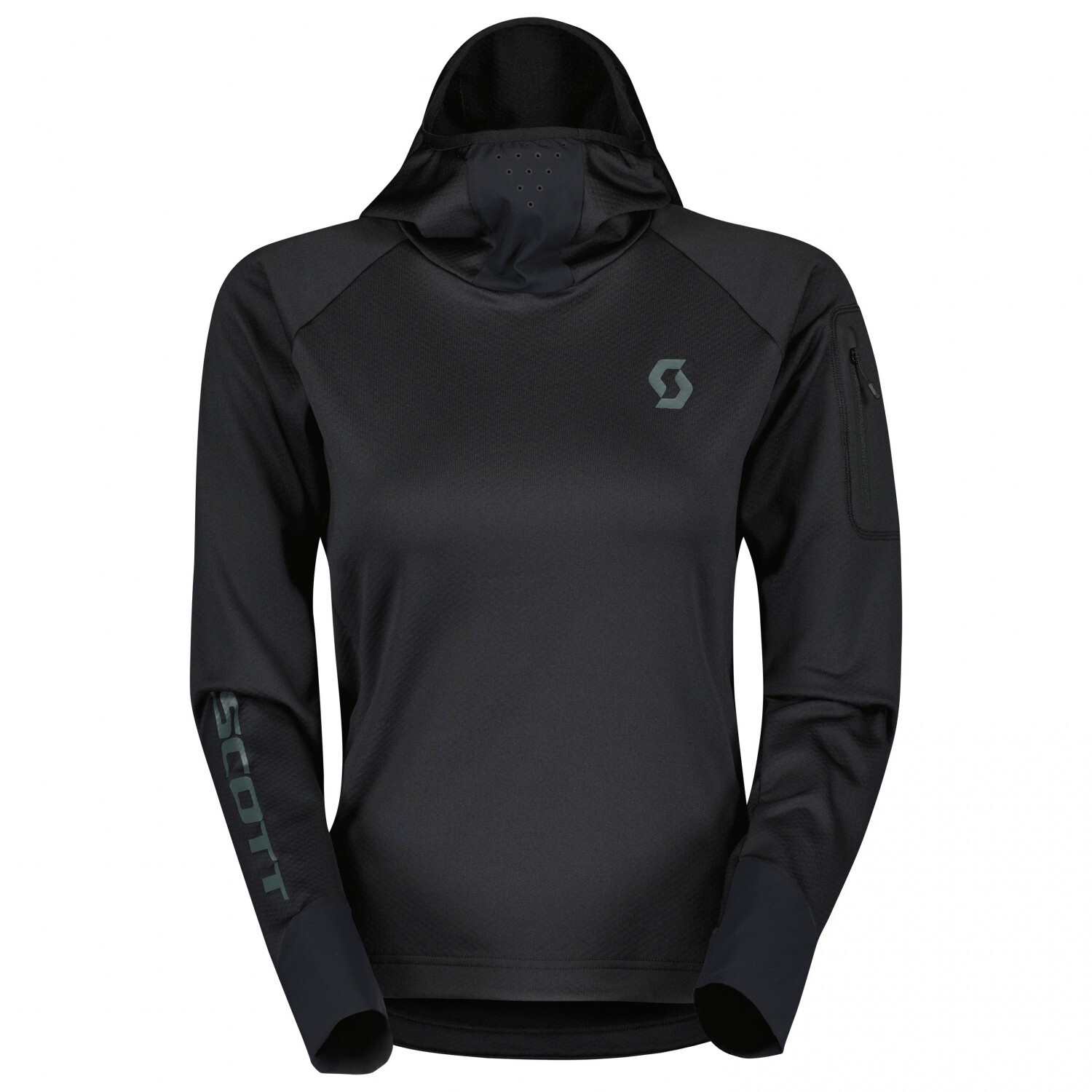 

Велосипедный трикотаж Scott Hoody Trail Storm L/S, черный