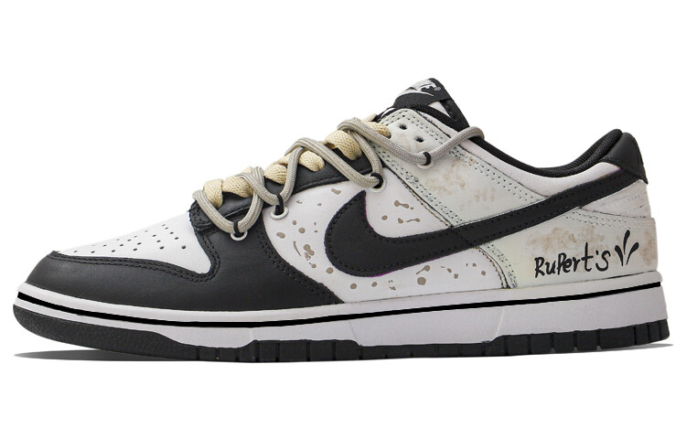 

Кроссовки Nike Dunk Skateboarding Shoes Men Low-top Beige, черный