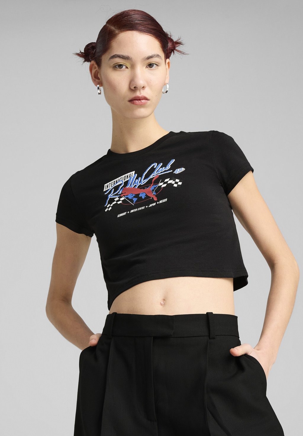 

Рубашка с принтом Puma, черный