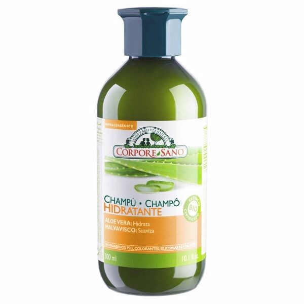 

Увлажняющий шампунь Champú Hidratante Aloe Vera Malvavisco Corpore Sano, 300 мл