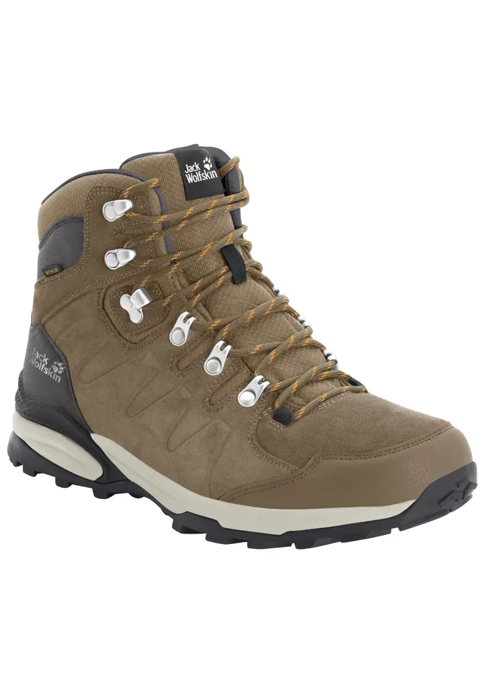Кроссовки Jack Wolfskin "REFUGIO TEXAPORE MID W", коричневый — фото 3