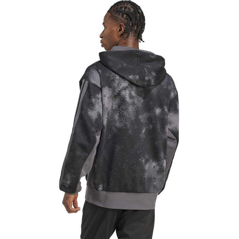 Kapuzensweat aop colourblock Adidas, мультиколор — фото 3