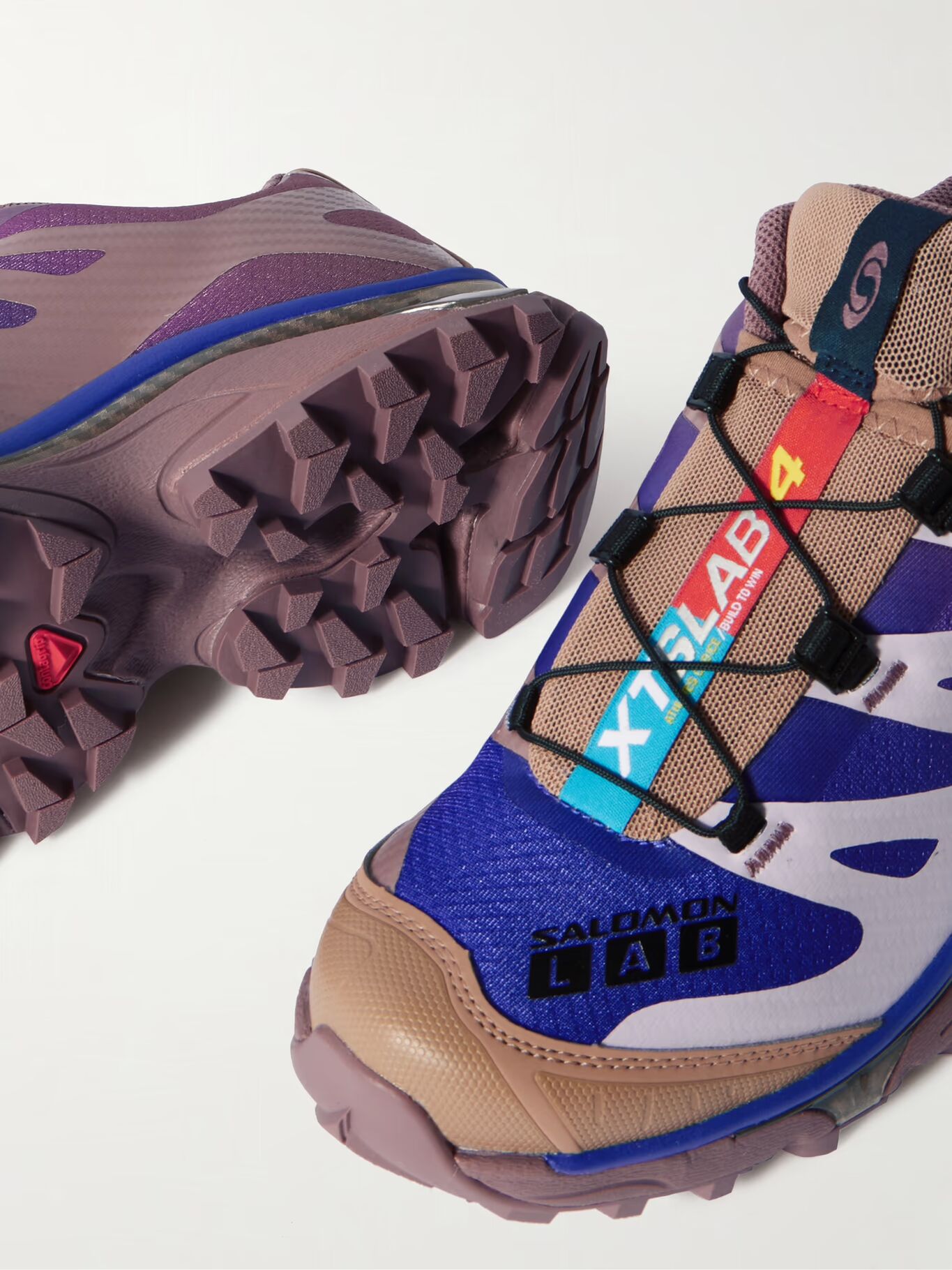 

Кроссовки из сетки XT-4 OG с резиновой окантовкой SALOMON, фиолетовый