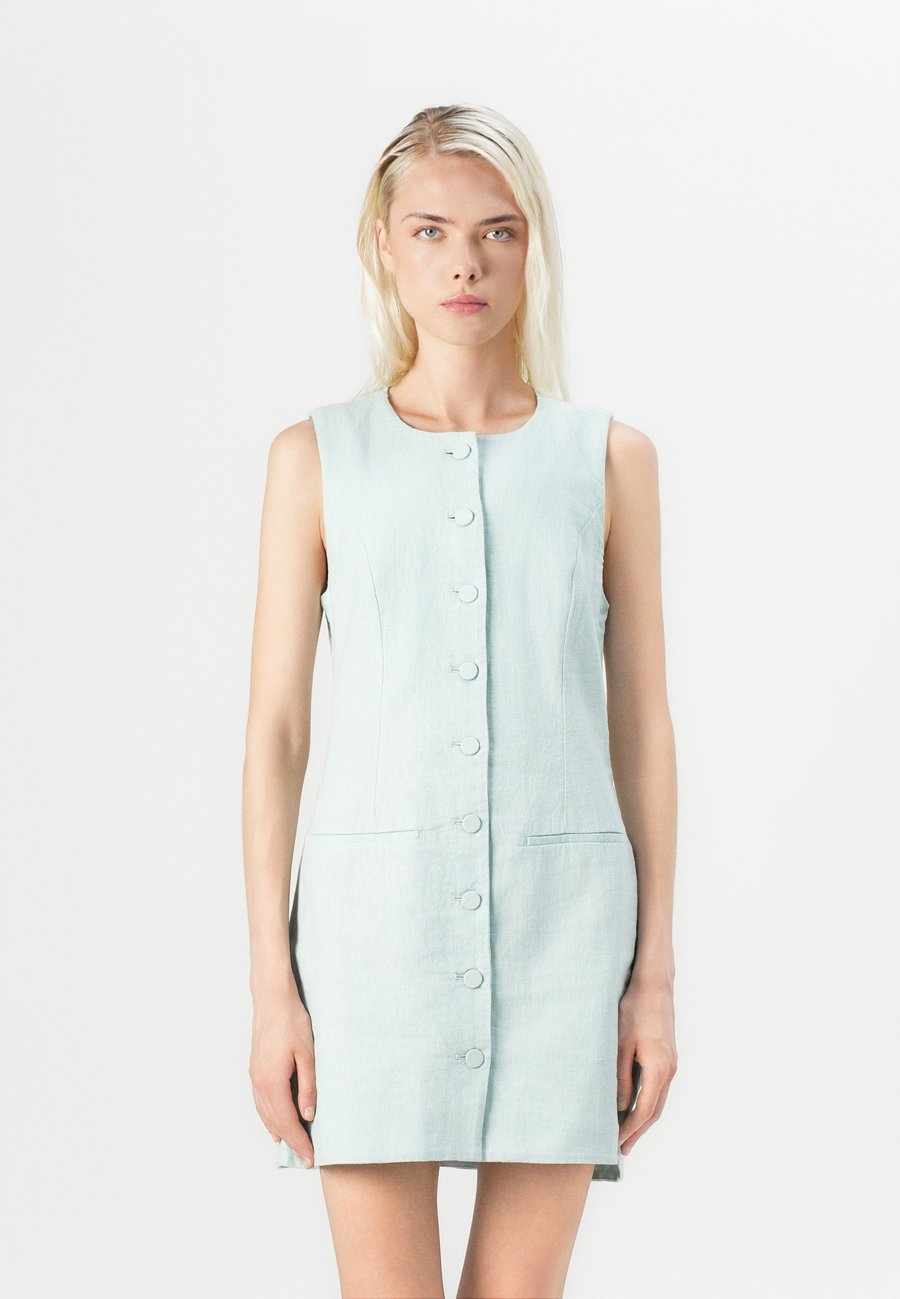 

Платье Abercrombie & Fitch CHASE MARA HIGHNECK SHORT DRESS, Light Blue
