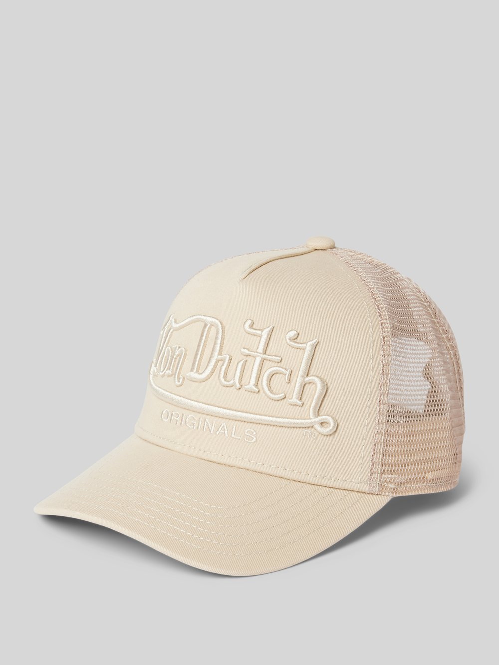 

Кепка с вышитой этикеткой «RIVERSIDE» Von Dutch, бежевый