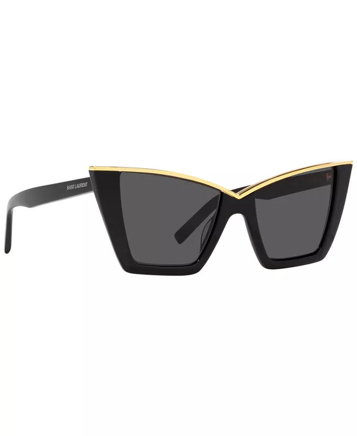 Женские солнцезащитные очки, SL 570 Saint Laurent, черный — фото 3