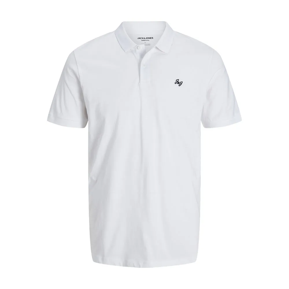 

Поло с коротким рукавом Jack & Jones Jersey Logo, белый