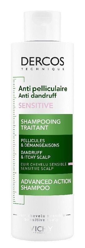 

Vichy Dercos Sensitive Przeciwłupieżowy шампунь против перхоти, 200 ml