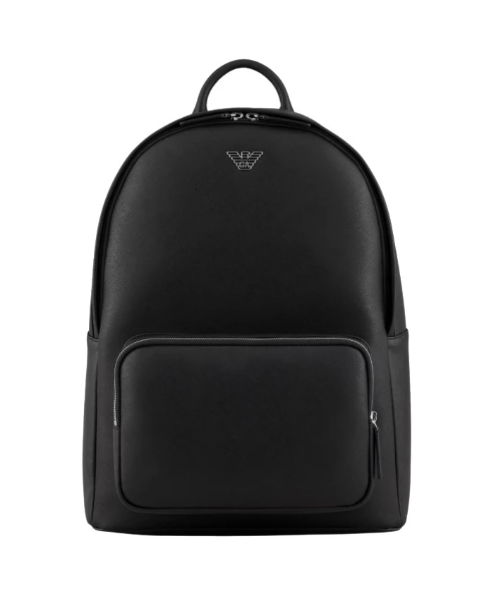 

Круглый рюкзак Emporio Armani, черный