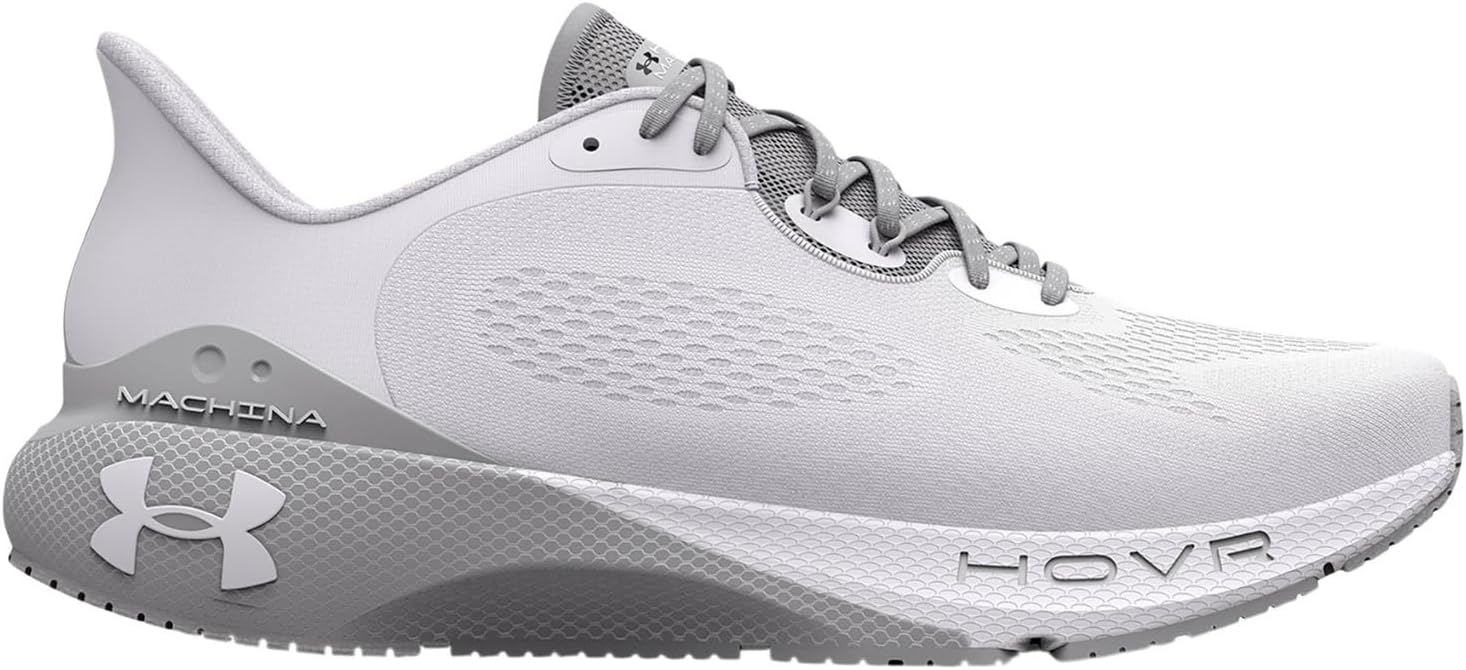 Мужские кроссовки для бега Under Armour HOVR Machina 3, белый/черный — фото 2