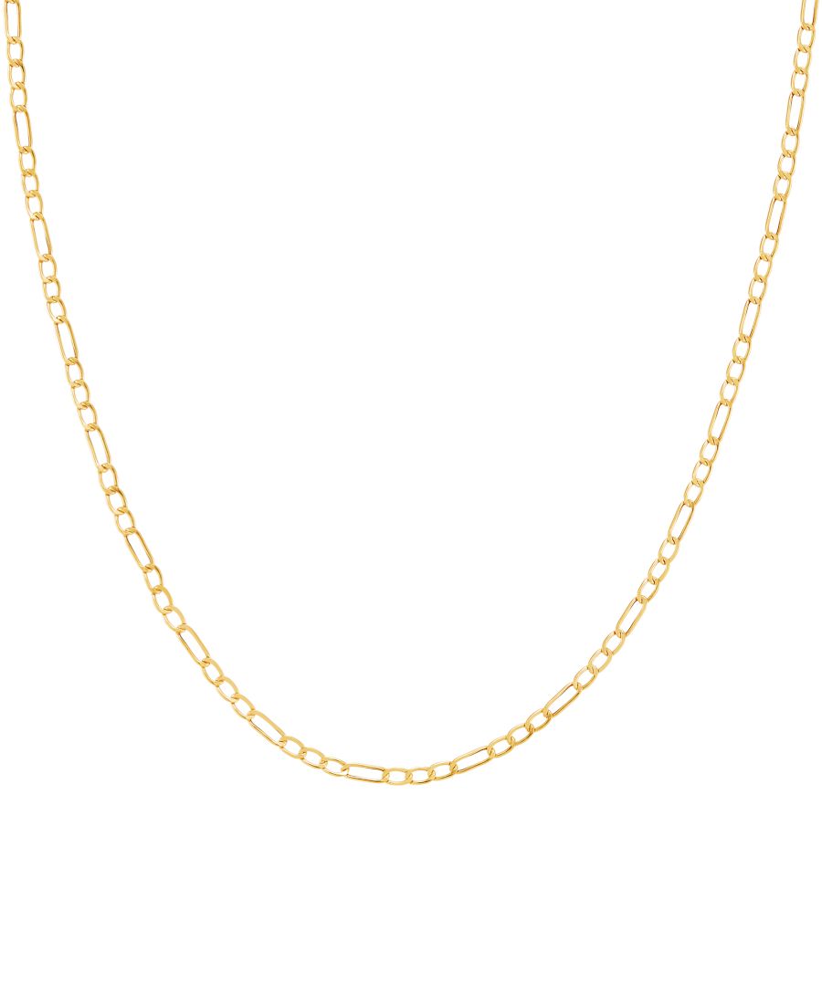 

Колье Фигаро из желтого золота 10 карат Italian Gold, Yellow Gold
