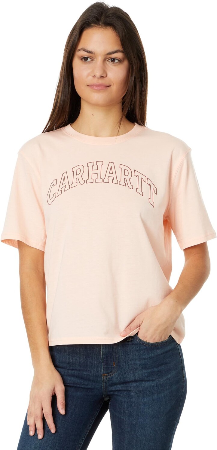 

Футболка Carhartt Loose Fit Lightweight Short Sleeve Carhartt Graphic T-Shirt, цвет Tropical Peach