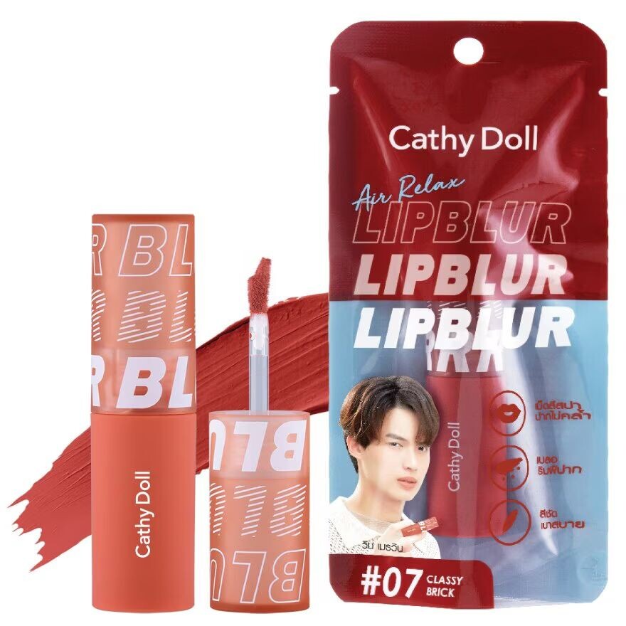 

Cathy Doll Блеск для губ Air Relax 3,5г. 07 Стильный кирпич, Classy Brick