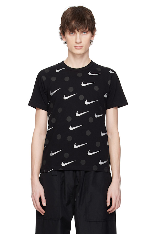 

Футболка Nike Edition Regular Fit Black Comme Des Garçons, черный