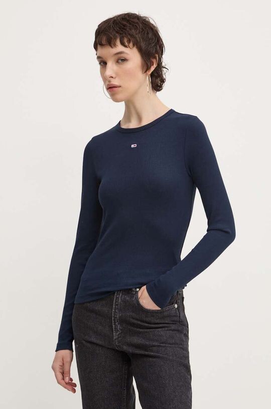 

Лонгслив Tommy Jeans, темно-синий