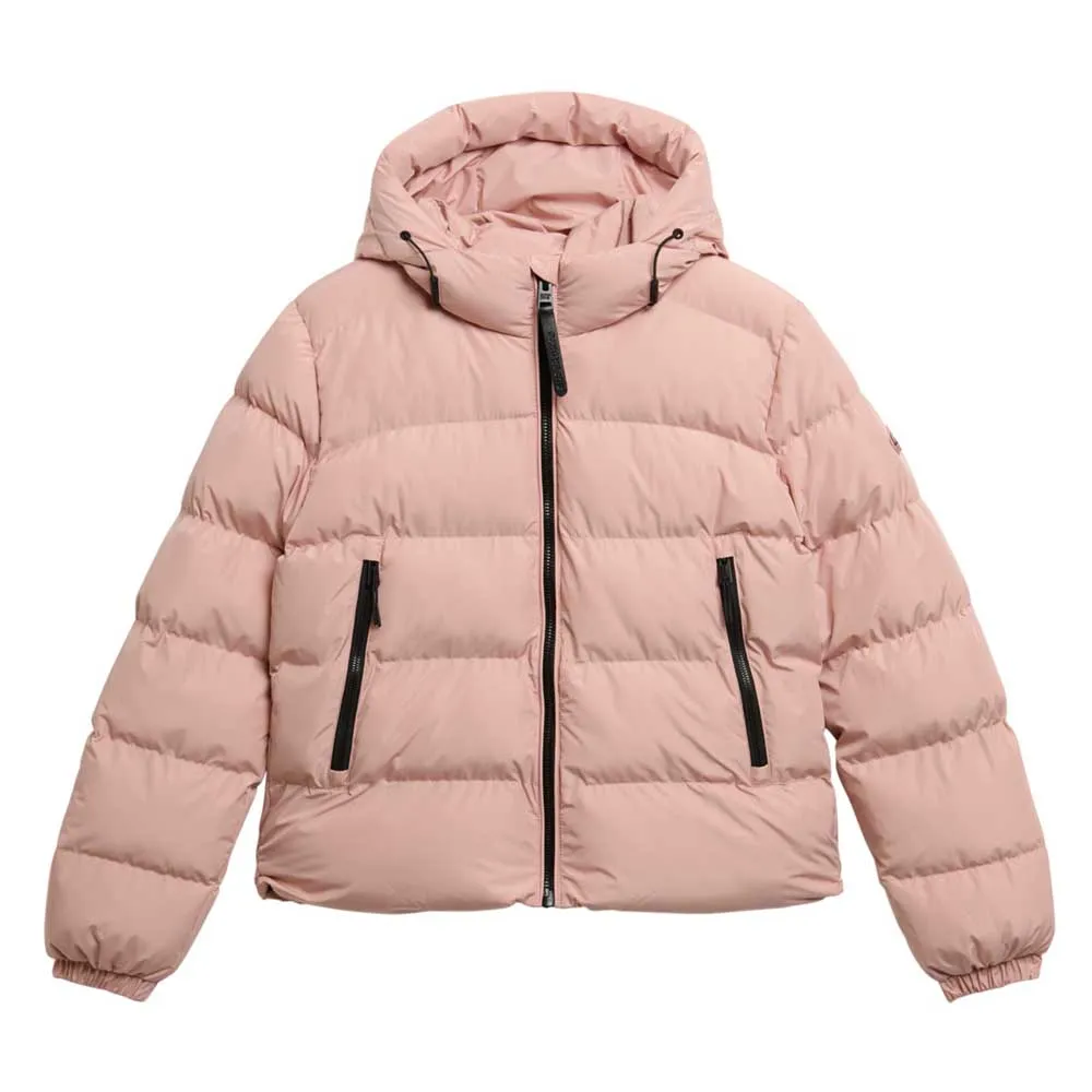 

Куртка Superdry Sports padded, розовый