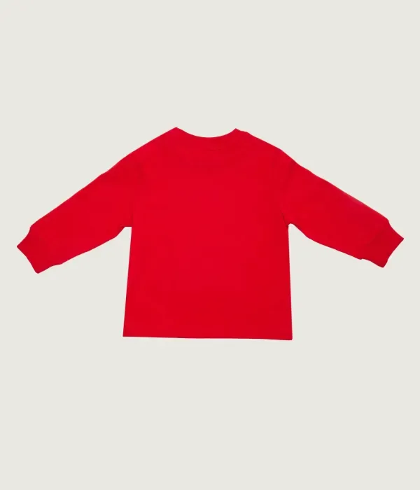 Лонгслив slim fit Polo Ralph Lauren, красный — фото 2