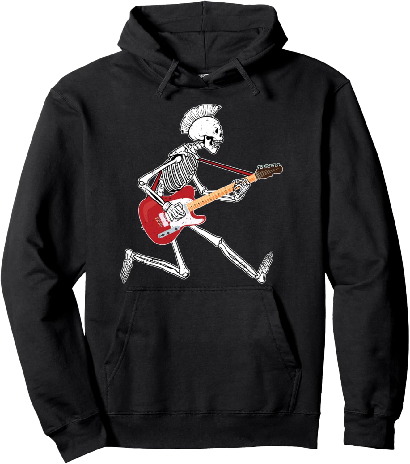 

Худи в стиле дэт-метал, скелет, гитарист, панк-рок, басист, черное Ingenius Skeleton Punk Guitar Playing Music Gift