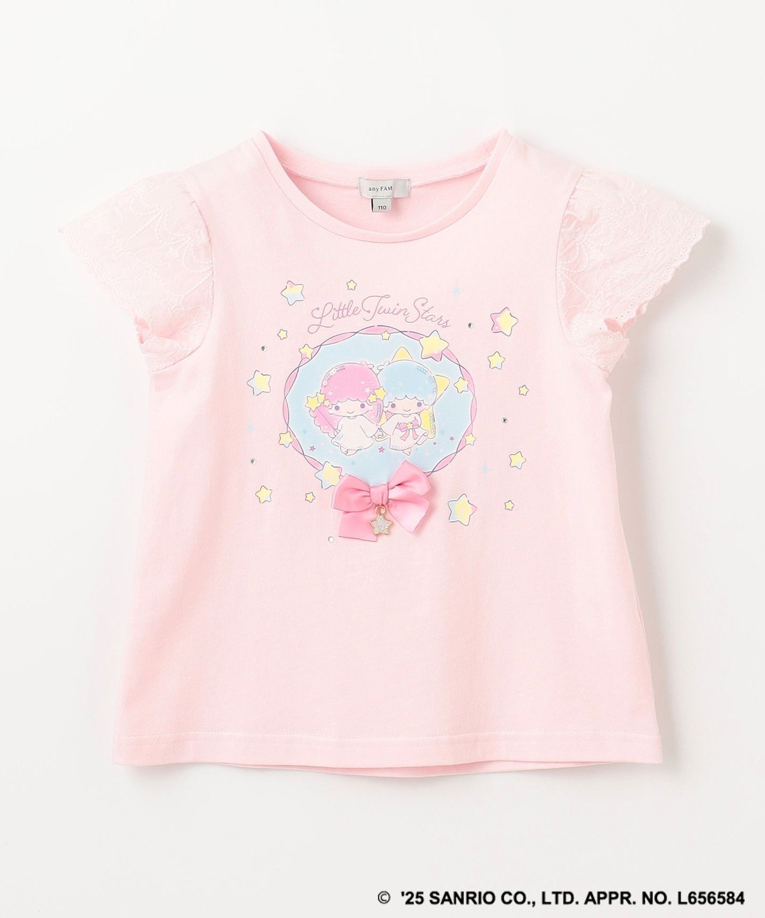 Кики и Лала с кружевными рукавами ANY KIDS, Pink [012] — фото 3