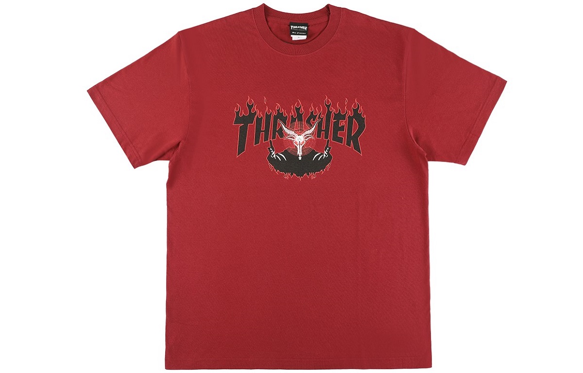 

Футболка Japan Version Unisex Бордовая Thrasher