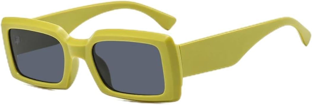 

Солнцезащитные очки с защитой UV400 | Большая оправа, линзы конфетных цветов | Для женщин и мужчин, для занятий спортом на открытом воздухе и вождения DSVIGF, Green Gray