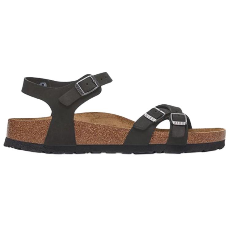 Birkenstock Кумба пляжные сандалии женские черные узкие черные, цвет Black — фото 2