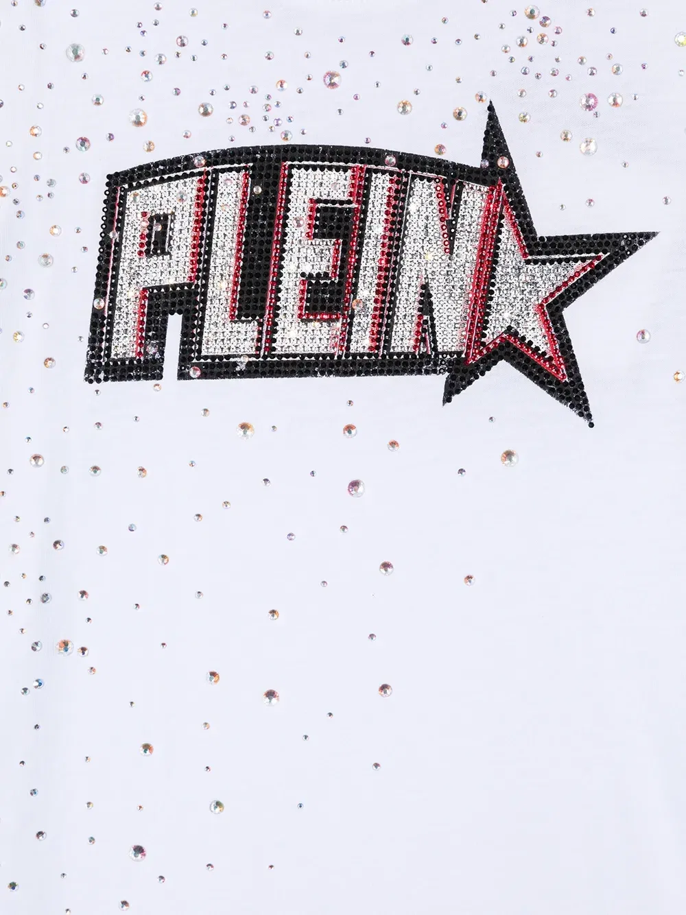 Платье-футболка Plein Star Philipp Plein Junior, белый — фото 3