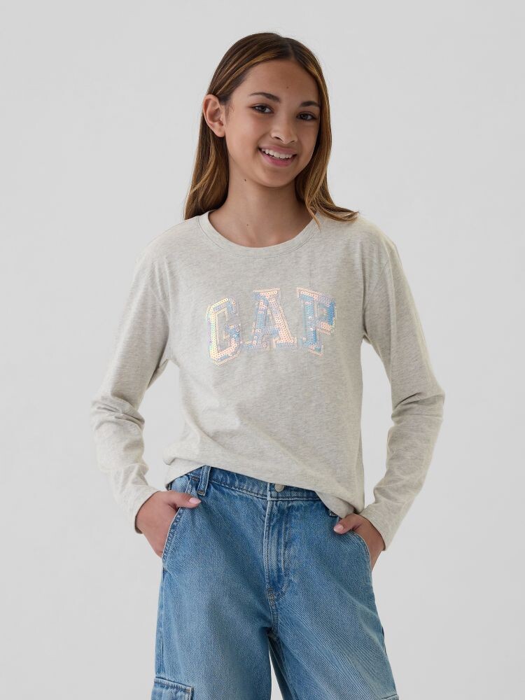 

Детская футболка с логотипом Gap, белый