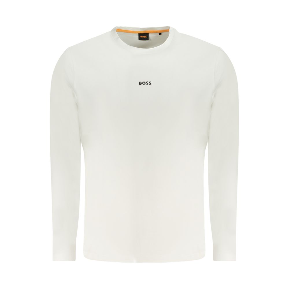 

Белая хлопковая футболка Hugo Boss